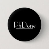 PhDone 缶バッジ (正面)