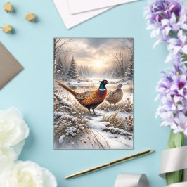 Pheasant アクリル招待状