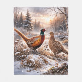 Pheasant フリースブランケット (正面)