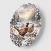 Pheasant  ラージ壁時計 (傾斜)