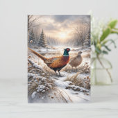 Pheasant  招待状 (スタンド正面)