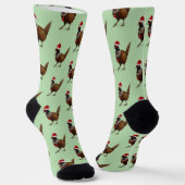 Pheasant Christmas socks - perfect stocking filler ソックス (傾斜あり)