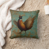 Pheasant cushion - Pheasant strutting his stuff! クッション (ブランケット)