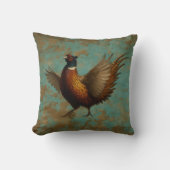 Pheasant cushion - Pheasant strutting his stuff! クッション (正面)
