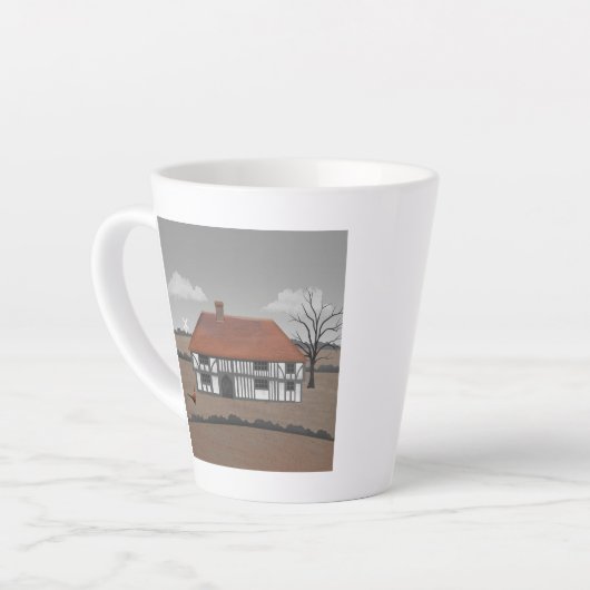 Pheasant Farmhouse カフェラテマグ (左アングル)