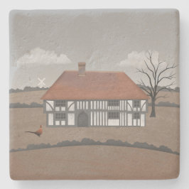 Pheasant Farmhouse ストーンコースター