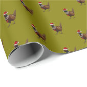 Pheasant on sage Christmas gift wrapping paper ラッピングペーパー (ロールコーナー)