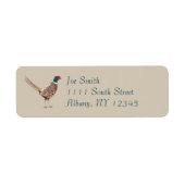 Pheasant return address labels ラベル (正面)