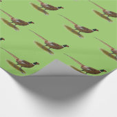 Pheasant Rooster ラッピングペーパー (角)