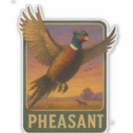 Pheasant Sticker シール
