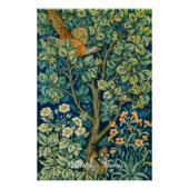 Pheasant Tapestry - William Morris ポスター (正面)
