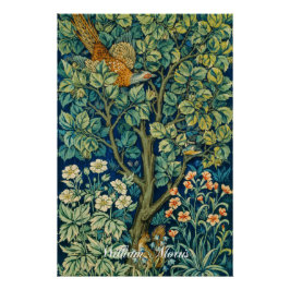 Pheasant Tapestry - William Morris ポスター