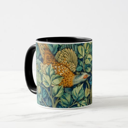 Pheasant Tapestry - William Morris マグカップ (正面左)