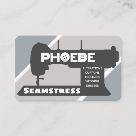Phebe Seamstress名刺 名刺 (正面)