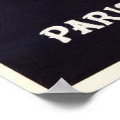 PHEBUS CYCLES 1896 Paris Old フランスのアールヌーボー ポスター (角)