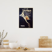 PHEBUS CYCLES 1896 Paris Old フランスのアールヌーボー ポスター (キッチン)