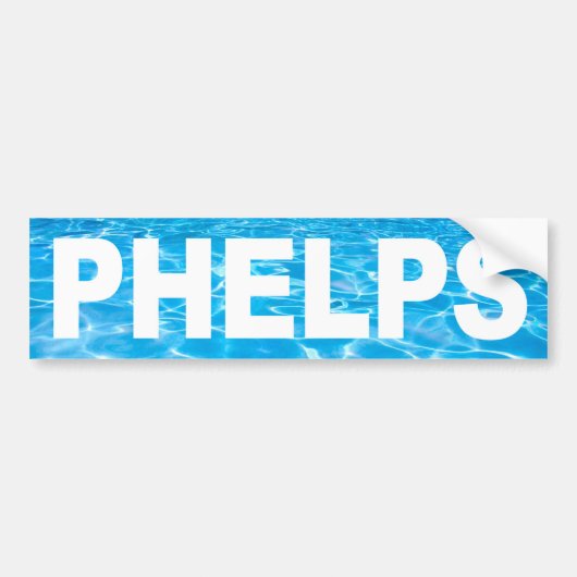 Phelpsのステッカー バンパーステッカー (正面)