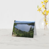 Phelps Lake I at Grand Teton National Park カード (黄色い花)