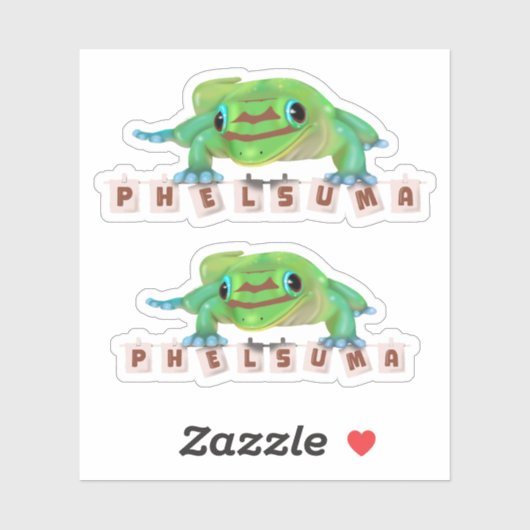 Phelsuma (ちょうどあなたが知っている) シール (シート)