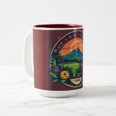 PHENO BANK,シュルレアル,種子,植物 ツートーンマグカップ (正面左)