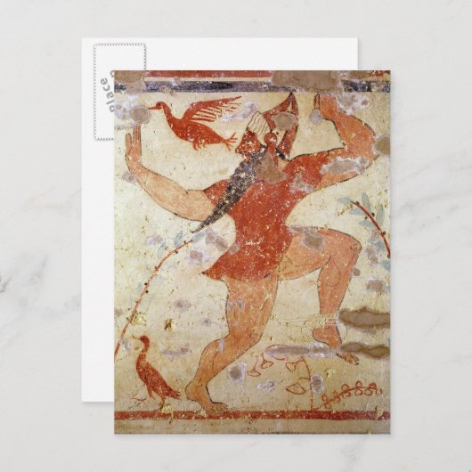 Phersu踊り ポストカード (正面/裏面)