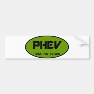 PHEVの刻み目未来 バンパーステッカー