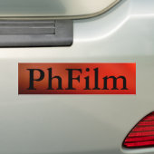 PhFilm バンパーステッカー (車上)