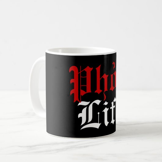 Phgởライフ コーヒーマグカップ (正面左)