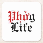 Phgởライフ スクエアペーパーコースター (正面)