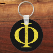 Phi – 数学記号 キーホルダー (正面)