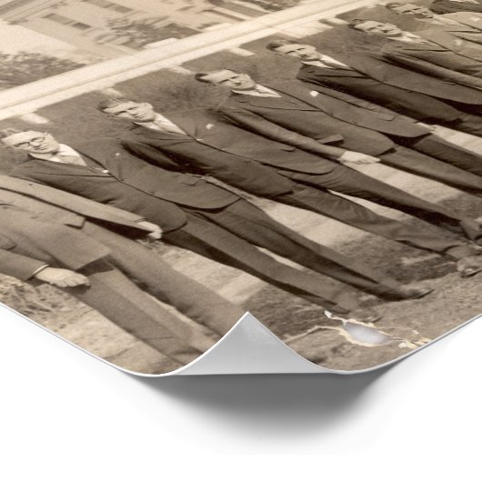 Phi Gam Leaders with Calvin Coolidge ポスター (角)