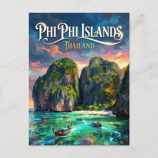 Phi Phi Islands Thailand ポストカード (正面)