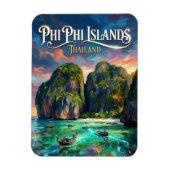 Phi Phi Islands Thailand マグネット (縦)