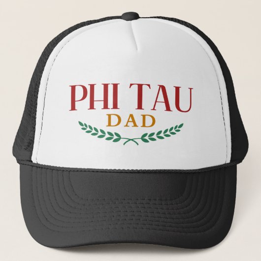 Phi Tau Dad Hat – WSU Parents Weekend Trucker Cap  キャップ (正面)