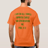 Phil 4:13 Tシャツ (裏面)