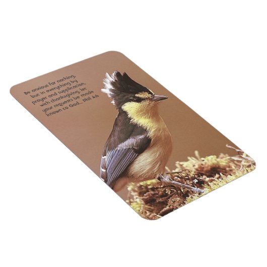 "Phil 4:6"不安満足祈りの言葉信仰 マグネット (右側)