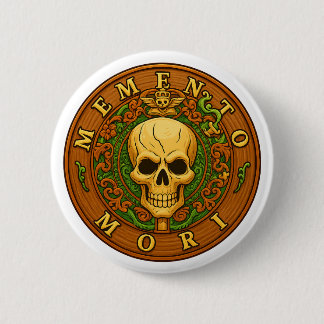 Phil ElmoreによるMemento Mori ボタン 缶バッジ