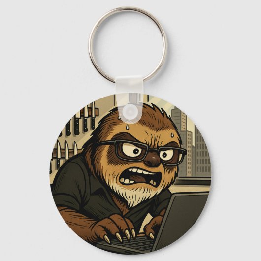 Phil Elmore Agitated Sloth Keychain キーホルダー (正面)