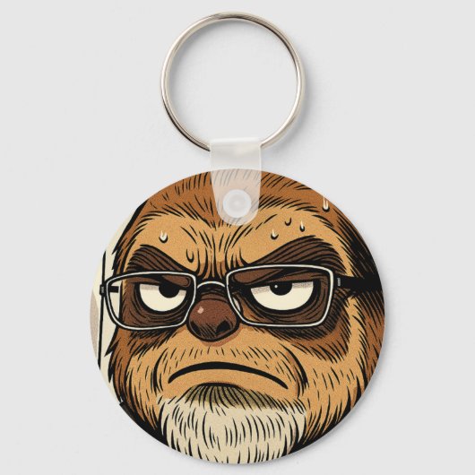 Phil Elmore Agitated Sloth Keychain キーホルダー (裏面)