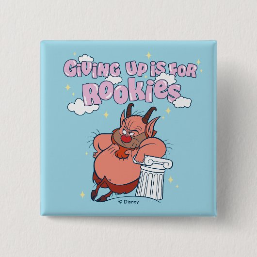 Phil - Giving Up is for Rookies Button 缶バッジ (正面)