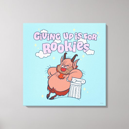 Phil - Giving Up is for Rookies Canvas Print キャンバスプリント (正面)