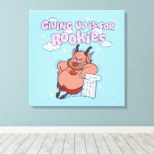 Phil - Giving Up is for Rookies Canvas Print キャンバスプリント (インサイチュ (ウッドフロア))