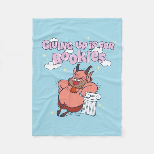 Phil - Giving Up is for Rookies Fleece Blanket フリースブランケット (正面)