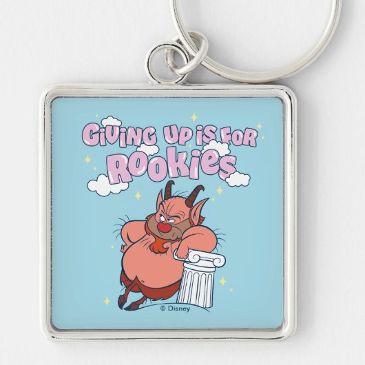 Phil - Giving Up is for Rookies Keychain キーホルダー (正面)
