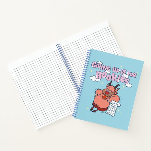 Phil - Giving Up is for Rookies Notebook ノートブック (内部)