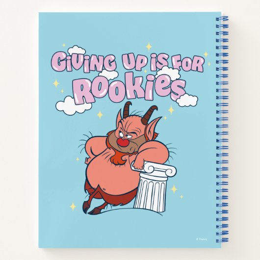 Phil - Giving Up is for Rookies Notebook ノートブック (裏面)
