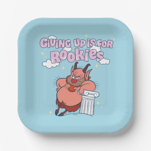 Phil - Giving Up is for Rookies Paper Plates ペーパープレート (正面)