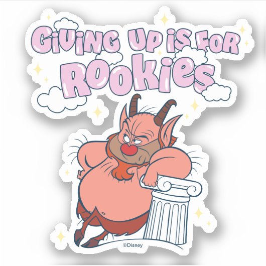 Phil - Giving Up is for Rookies Sticker シール (正面)