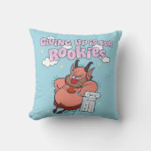 Phil - Giving Up is for Rookies Throw Pillow クッション (正面)