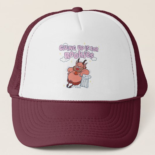 Phil - Giving Up is for Rookies Trucker Hat キャップ (正面)